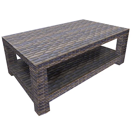 Rectangular Coffee Table w/ Glass